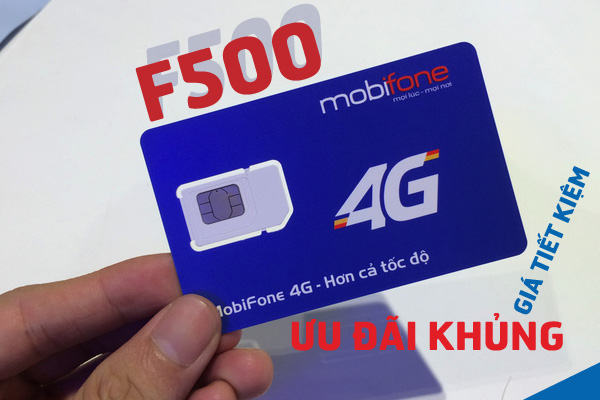 SIM 4G MOBIFONE F500 DUNG LƯỢNG 4GB/THÁNG XÀI CẢ NĂM - 1